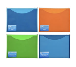 Document Pouches with Zipper Closures- 4 count