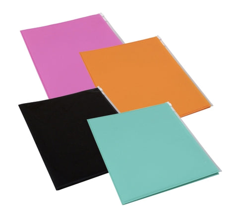 Image of Plastic File Folders with Zip Cover Pockets - AVM