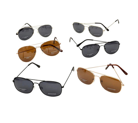 Image of Aviator Sunglasses with Wire Frames- D20 - AVM
