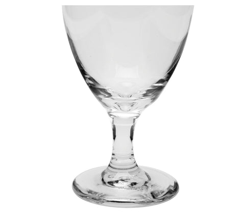 Image of Clear Oliver Glass Water Goblets- Set Of 6 - AVM