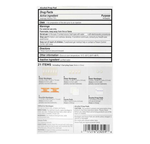 Image of Travel-Size Essential First Aid Kits, 2 Count - AVM