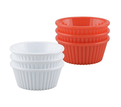 Image of Color Plastic Ramekins- 3 count - AVM