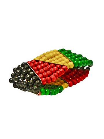 Image of Jamaican Bracelet Multicolor Beaded For Women And Girls - AVM