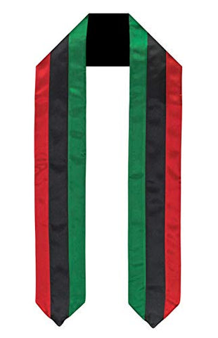 Image of Pan Afrikan Flag Graduation Sash/Stole - AVM