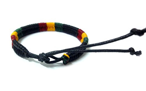 Image of Rasta Plaided Hippie Bracelet - AVM
