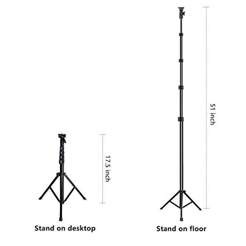 Image of Selfie Ring Light with Tripod Stand & Cell Phone Holder - AVM