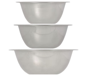 Stainless-Steel Mini Mixing Bowls- 3 count