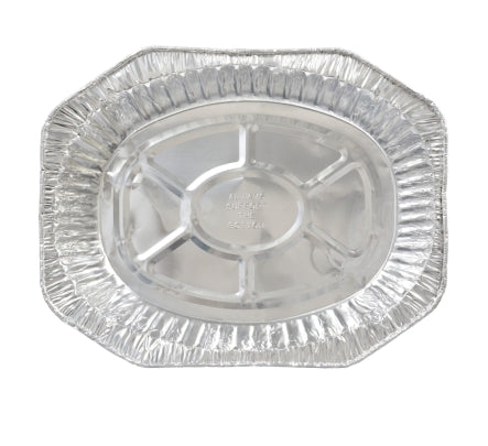 Image of Large Oval Foil Roaster Pans- 10 count - AVM