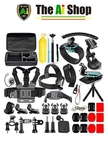 Image of Soft Digits 50 in 1 Action Camera Accessories Kit - AVM