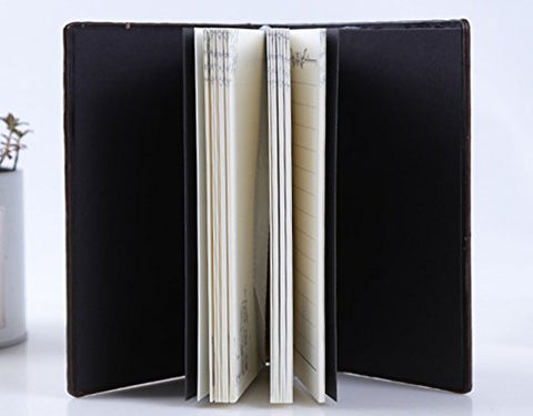 Image of Leather Writing Notebook Afrikan Elephant Journals Daily Weekly Monthly Planner - AVM