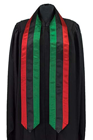 Image of Pan Afrikan Flag Graduation Sash/Stole - AVM