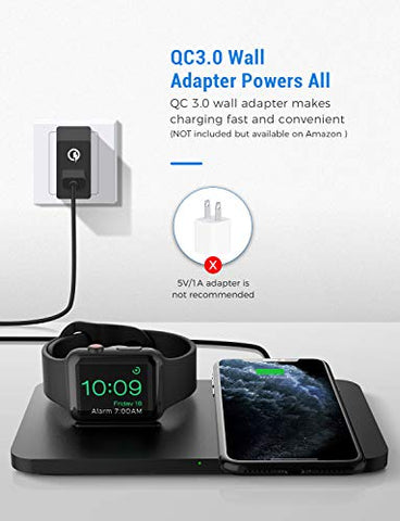 Image of Wireless Charger For iphone, Airpods pro/Airpods 2+ and iwatch series - AVM