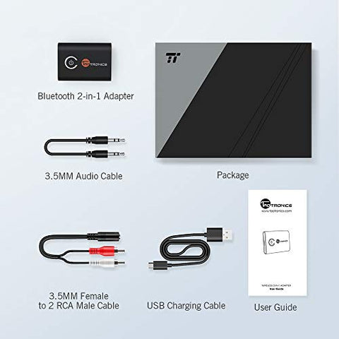 Image of 2-in-1 Wireless Adapter 5.0 Transmitter and Receiver - AVM