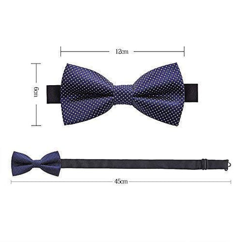 Image of 8 PACKS Elegant Adjustable Pre-tied bow ties for Men And Boys - AVM