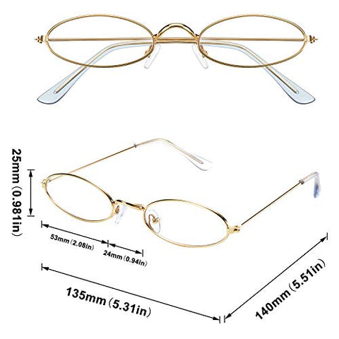 Image of 12 Pieces Oval Sunglasses - AVM