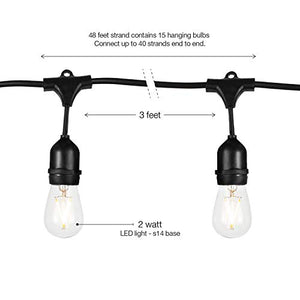 Waterproof LED Outdoor String Lights