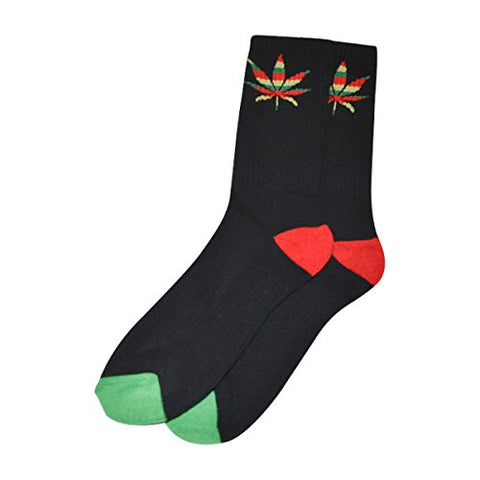 Image of Men's Marijuana Leaf Socks - AVM