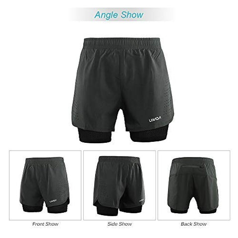Image of Men's 2-in-1 Running Shorts - AVM
