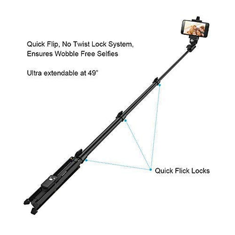 Image of Selfie Stick & Tripod Fugetek - AVM