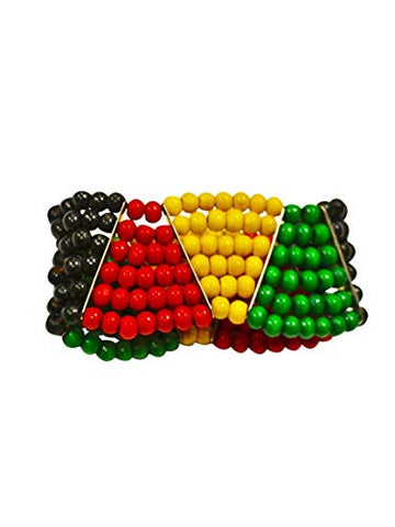 Image of Jamaican Bracelet Multicolor Beaded For Women And Girls - AVM