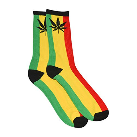 Image of Men's Marijuana Leaf Socks - AVM