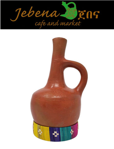 Image of Jebena, Ethiopian and Eritrean Traditional Coffee Maker Made From Clay - AVM