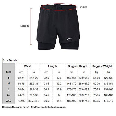 Image of Men's 2-in-1 Running Shorts - AVM