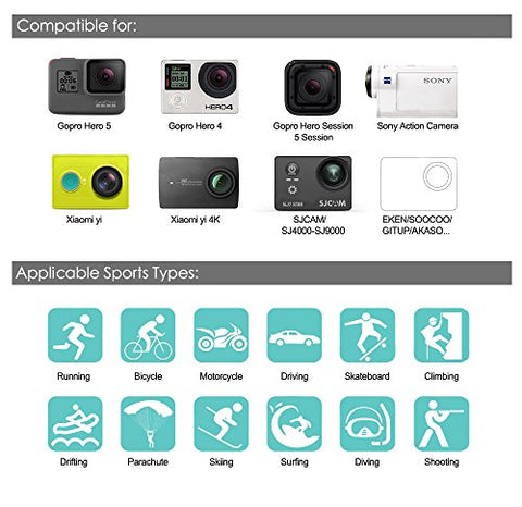 Image of Soft Digits 50 in 1 Action Camera Accessories Kit - AVM