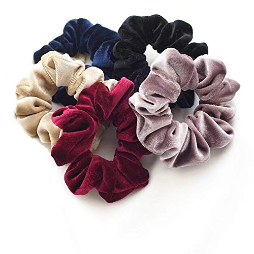 40 Piece Hair Scrunchies Velvet Elastic Hair Bands - AVM