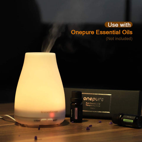Image of Portable Aromatherapy Essential Oil Diffuser Cool Mist Humidifier with 7 Colors LED Lights A112 - AVM