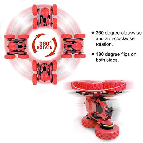 Image of RC Cars Stunt Car Toy, 4WD 2.4Ghz Remote Control Car - AVM