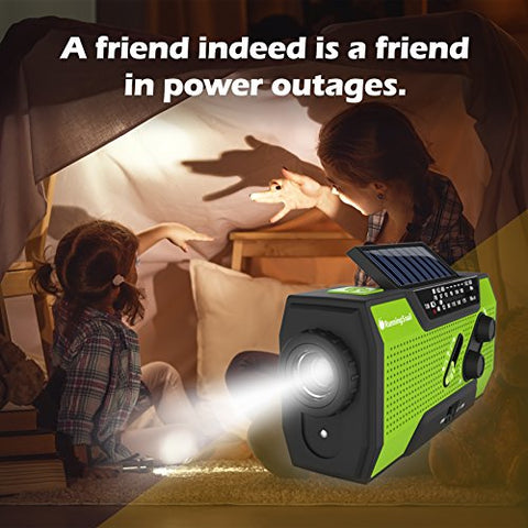 Image of Solar Crank NOAA Weather Radio for Emergency - AVM