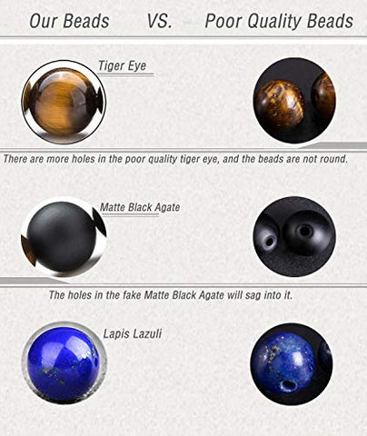 Image of Men Women 8mm Lava Rock - AVM