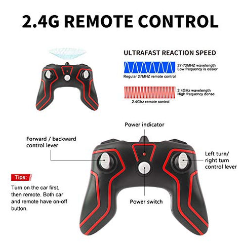 Image of RC Cars Stunt Car Toy, 4WD 2.4Ghz Remote Control Car - AVM