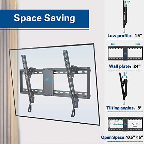 Image of Mounting Dream Tilt TV Wall Mount Bracket for Most 37-70 Inches TVs - AVM