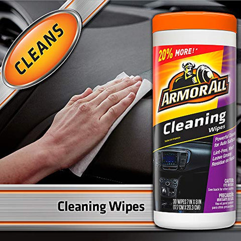 Image of 2 Pack All Car Cleaning and Leather Wipes - AVM