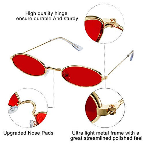 Image of 12 Pieces Oval Sunglasses - AVM