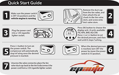 Image of 12V DC Portable Air Compressor Pump - AVM