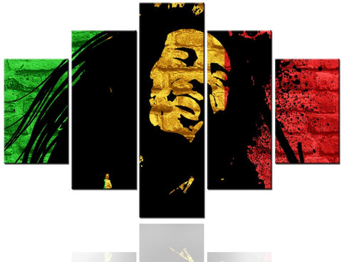 Image of Art Framed Bob Marley Pictures with Inspirational Quotes - AVM