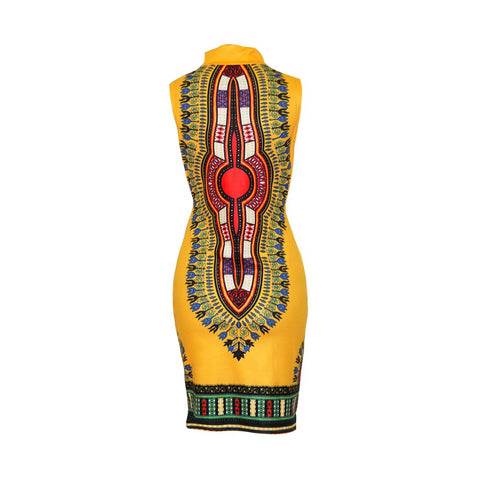 Image of Women's Dashiki Afrikan Floral Dresses - AVM