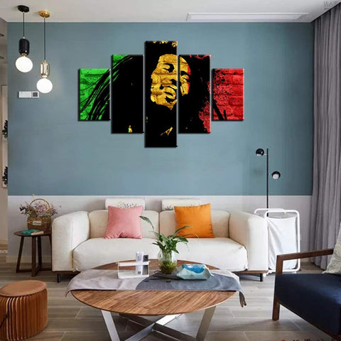 Image of Art Framed Bob Marley Pictures with Inspirational Quotes - AVM