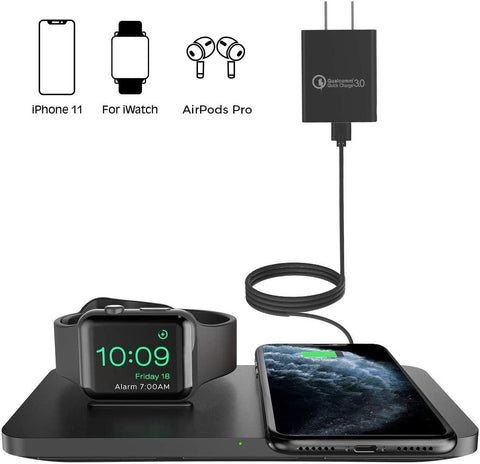 Image of Wireless Charger For iphone, Airpods pro/Airpods 2+ and iwatch series - AVM