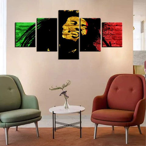 Image of Art Framed Bob Marley Pictures with Inspirational Quotes - AVM