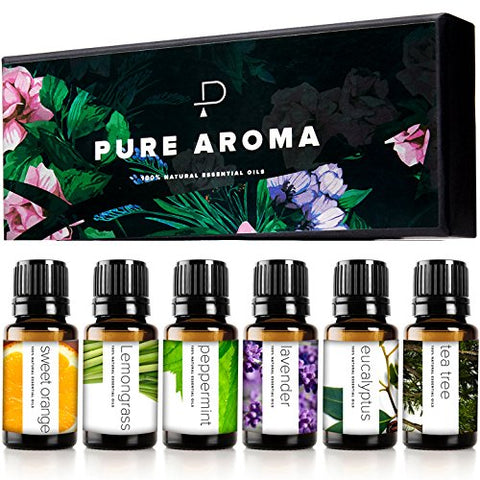 Image of Top 6 Aromatherapy Oils Set-6 Pack - AVM