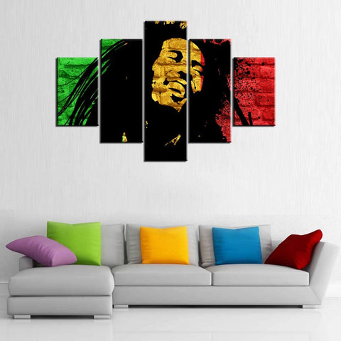 Image of Art Framed Bob Marley Pictures with Inspirational Quotes - AVM