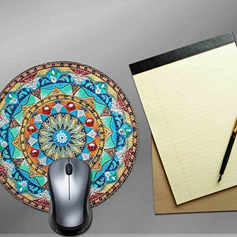 Image of Non-Slip Rubber Round Mouse Pad - AVM