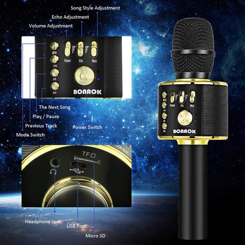 Image of Wireless Bluetooth Karaoke Microphone - AVM