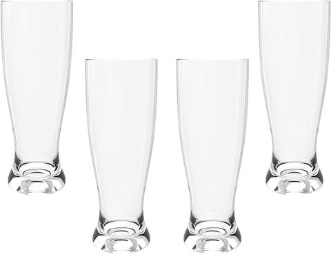 Image of Flared Glass Pilsner Glasses-4 count - AVM