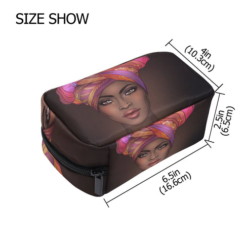 Image of Afrikan Woman Toiletry Bag Organizer Accessories Case - AVM