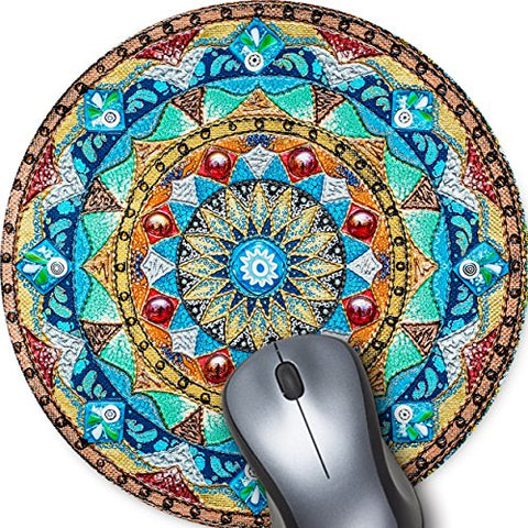 Image of Non-Slip Rubber Round Mouse Pad - AVM